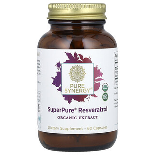 Pure Synergy, SuperPure® 白藜蘆醇，60 粒膠囊