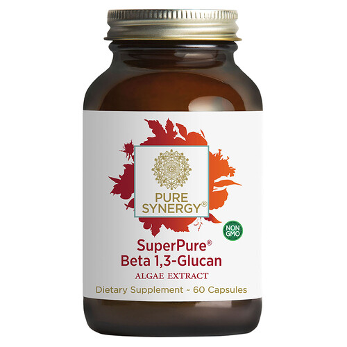 Pure Synergy, SuperPure® Beta 1,3 Glucan, Algae Extract, 60 Capsules (500 mg per Capsule)