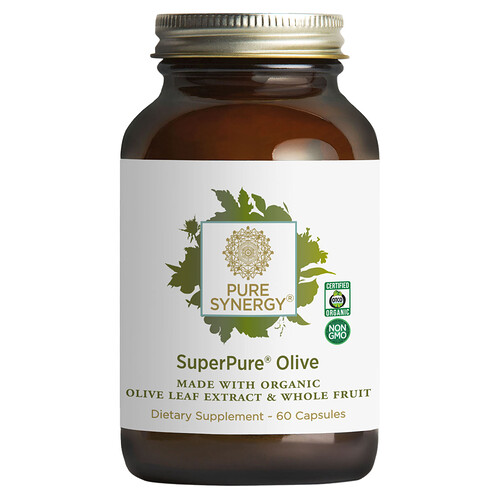 Pure Synergy, SuperPure Olive Organic Extract, 60 Capsules