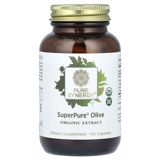 Pure Synergy, Βιολογικό Εκχύλισμα Ελιάς SuperPure, 60 Κάψουλες