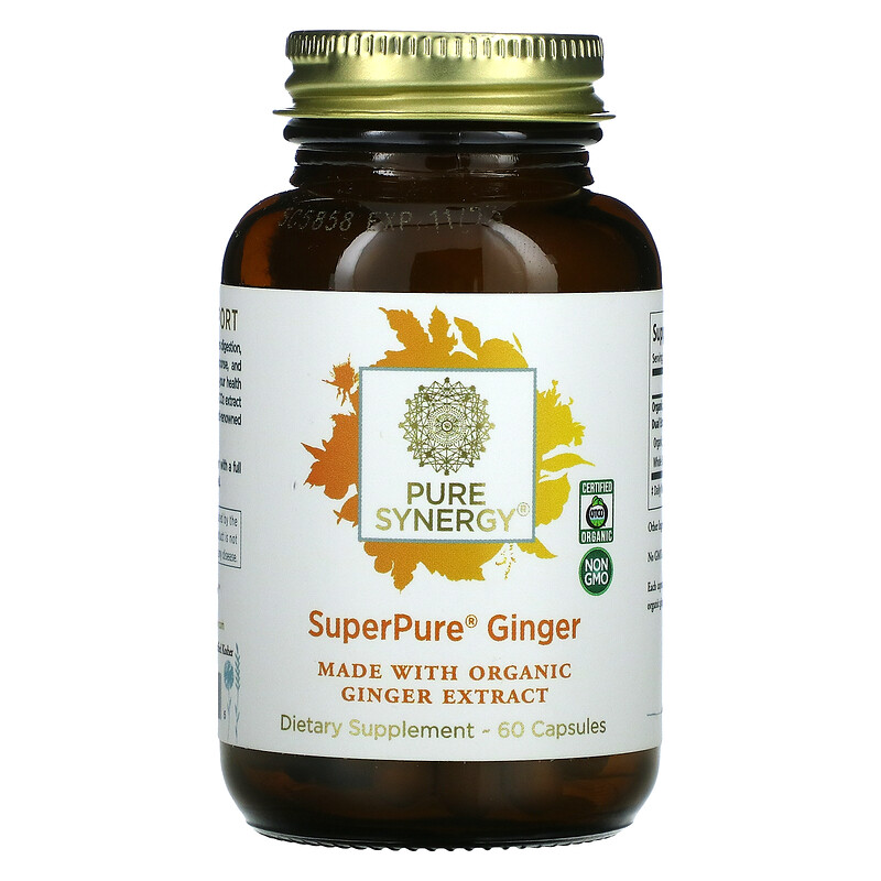 Is Pure Synergy A Good Brand Pure Synergy, SuperPure Ginger, 60 Capsules - iHerb