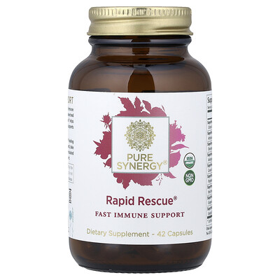 Pure Synergy, Rapid Rescue®, 42 cápsulas