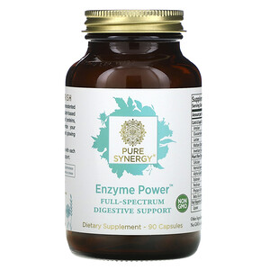 Отзывы о Pure Synergy, Enzyme Power, Full-Spectrum Digestive Support, 90 Capsules