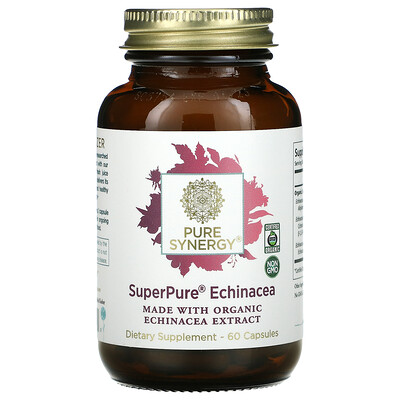 Pure Synergy SuperPure Echinacea, 60 Capsules