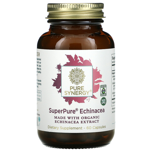 Pure Synergy, SuperPure Echinacea, 60 Capsules