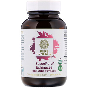 Отзывы о Pure Synergy, SuperPure Echinacea Organic Extract, 60 Capsules