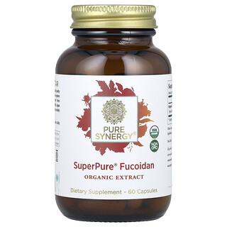 Pure Synergy, Fucoidan SuperPure®, 60 Cápsulas (Cápsula de 100 mg)