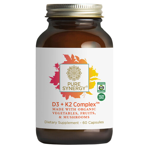 Pure Synergy, D3 + K2 Complex™, 60 Capsules