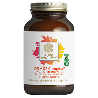 Pure Synergy, D3 + K2 Kompleksi™, 60 Kapsül