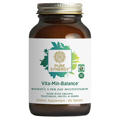 Vita-Min-Balance™, мультивітаміни для жінок, що приймаються 2 рази на день, 60 таблеток