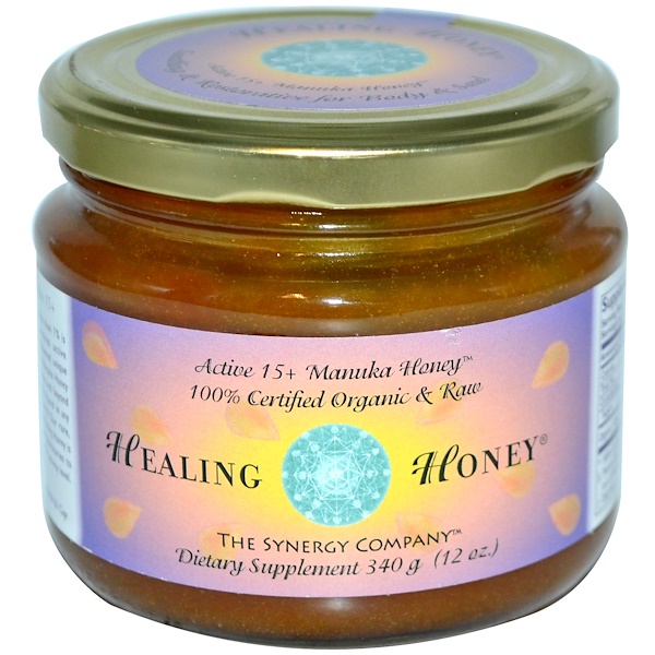The Synergy Company, Healing Honey, Active 15 + Manuka Honey, 12 oz (340 g) (Discontinued Item) 