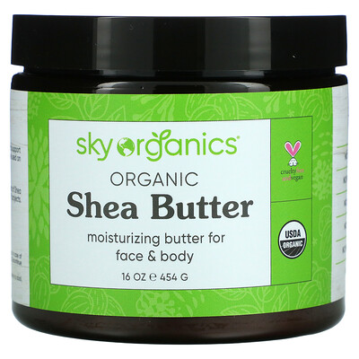 Купить Sky Organics органическое масло ши, 454 г (16 унций)