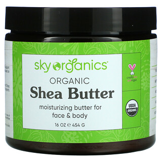 Sky Organics, Beurre de karité, Brut et non raffiné, 454 g