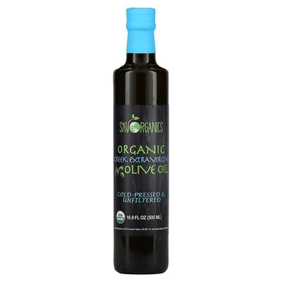 Купить Sky Organics Органическое греческое оливковое масло первого отжима, 500 мл (16, 9 жидк. Унции)