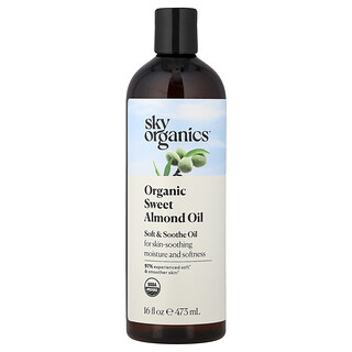 Sky Organics, Organic Sweet Almond Oil, 16 fl oz (473 ml)