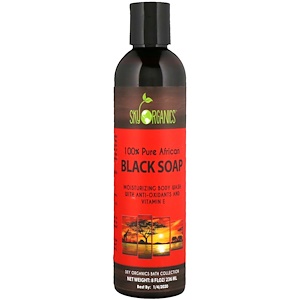 Отзывы о Sky Organics, 100% Pure African Black Soap Body Wash, 8 fl oz (236 ml)