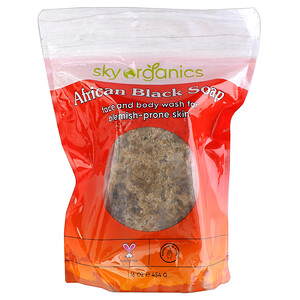 Sky Organics, African Black Soap, 16 fl oz (454 g) отзывы покупателей
