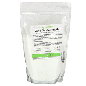 Отзывы о Sky Organics, Zinc Oxide Powder, 16 oz (454 g)