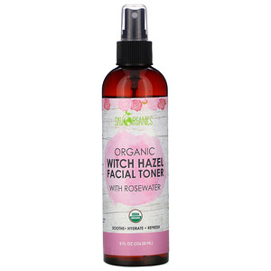 Отзывы о Sky Organics, Organic Witch Hazel Facial Toner with Rosewater, 8 fl oz (236.58 ml)