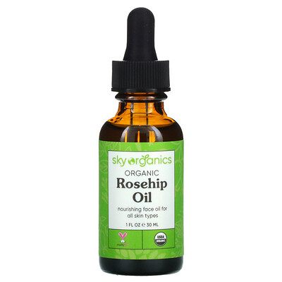 

Sky Organics, Organic Rosehip Oil, 1 fl oz (30 ml)