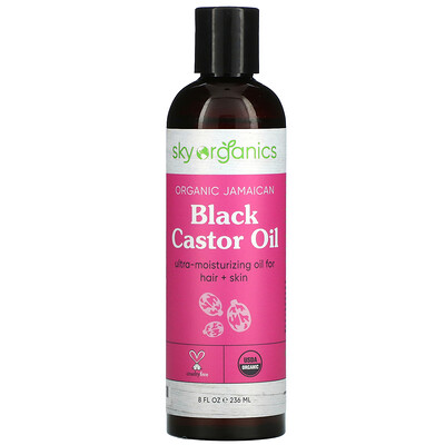 Sky Organics Organic Jamaican Black Castor Oil, 8 fl oz (236 ml)