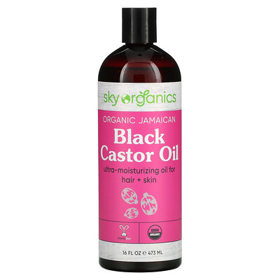 Купить Sky Organics Органическое ямайское черное касторовое масло, 473 мл (16 жидк. Унций)