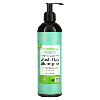 Sky Organics, Curl Care, Wash Day Shampoo, 12 fl oz (355 ml)