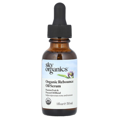 Sky Organics  Organic Rebounce Oil Serum  1 fl oz (30 ml)