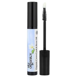 Sky Organics, Organic Lash & Brow Oil, Bio-Lash- und Brauenöl, Rizinus- und Moringaölmischung, 12 ml (0,4 fl. oz.)