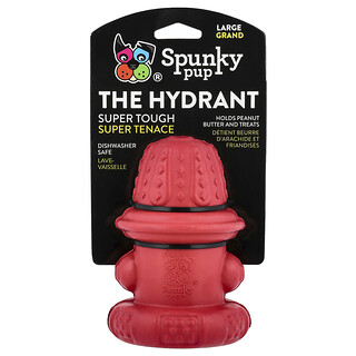 Spunky Pup, The Hydrant, Jouet à mâcher, Grand format, 1 jouet