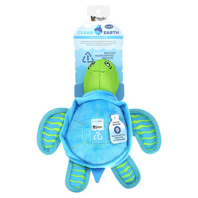 Spunky Pup  Clean Earth Collection  Large Turtle   1 Toy