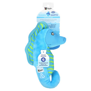Spunky Pup, Clean Earth Collection, liten sjöhäst, 1 leksak