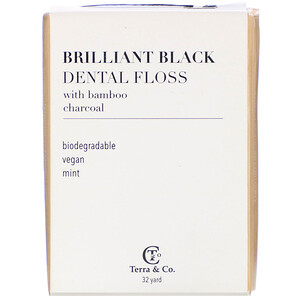 Отзывы о Terra & Co., Brilliant Black Dental Floss, 32 Yards