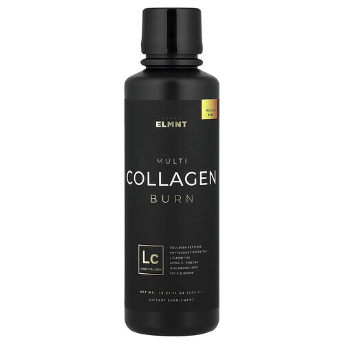 TERRA ELMNT, Multi Collagen Burn, Pfirsichring, 450 ml