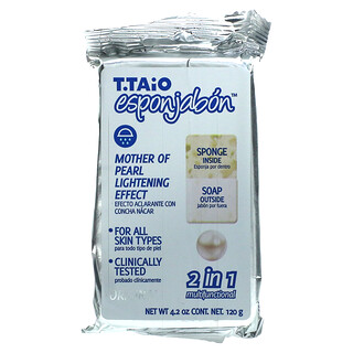 T. Taio, Перламутровое мыло-губка, 120 г (4,2 унции)