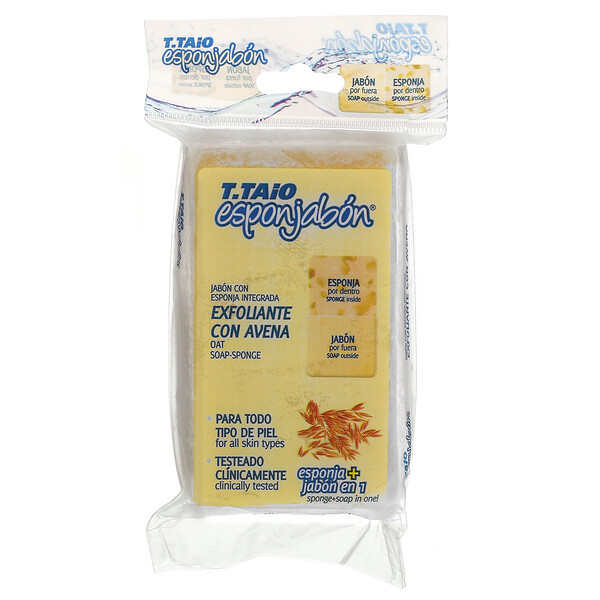T. Taio‏, Oat Soap-Sponge, 4.2 oz (120 g)