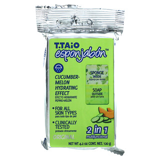 T. Taio, Cucumber-Melon Soap-Sponge，4.2 盎司（120 克）