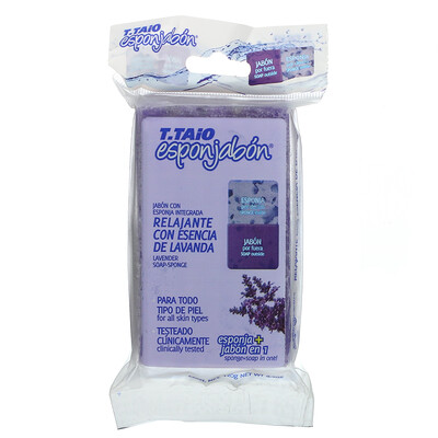 Купить T. Taio Lavender Soap-Sponge, 4.2 oz (120 g)
