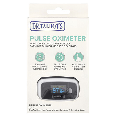 Product Image for Dr. Talbot's, Pulse Oximeter, 4 Pieces