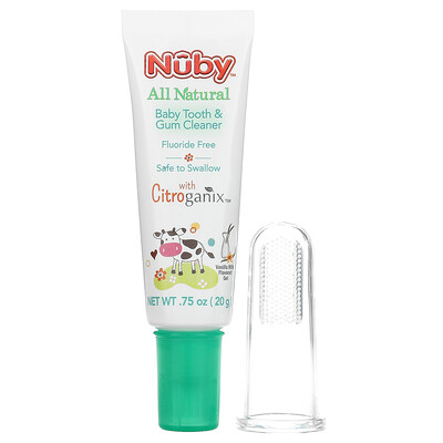 Купить Dr. Talbot's All Natural Baby Tooth & Gum Cleaner, 0m+, Vanilla Milk Flavored Gel, 0.75 oz (20 g)
