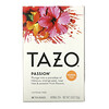 Tazo Teas, 草本茶，西番蓮，無咖啡萃取，20 茶包，1.8 盎司（52 克）