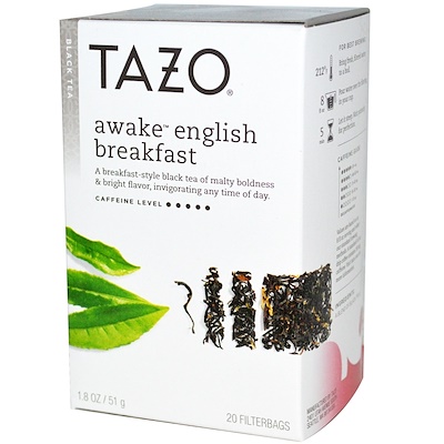 Tazo Teas Черный чай английский завтрак, 20 фильтр-пакетиков, 1.8 унций (51 г)
Tazo Teas Черный чай английский завтрак, 20 фильтр-пакетиков, 1.8 унций (51 г)