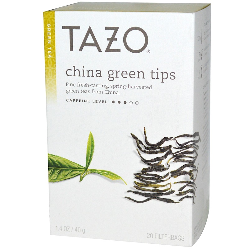 Tazo Teas, China Green Tips, Green Tea, 20 Filterbags, 1.4 oz (40 g