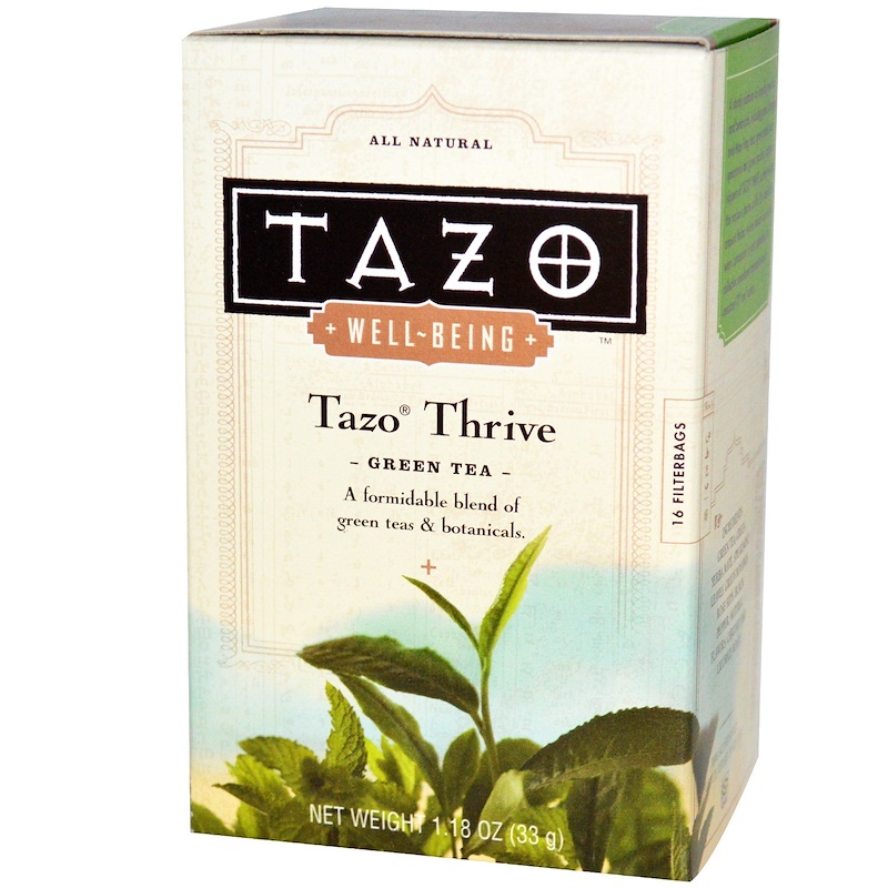 Tazo Teas, WellBeing, Tazo Thrive, Green Tea, 1.18 oz (33 g), 16