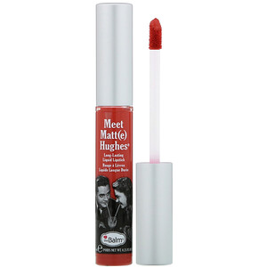 Отзывы о theBalm Cosmetics, Meet Matt(e) Hughes, Long-Lasting Liquid Lipstick, Honest, 0.25 fl oz (7.4 ml)
