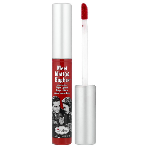 Thebalm Cosmetics Meet Matt(e) Hughes®, Long-Lasting Liquid Lipstick, Loyal, 0.25 fl oz (7.4 ml)
