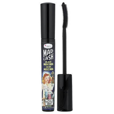 theBalm Cosmetics, Mad Lash®, Máscara para pestañas, Negro, 8 ml (0,27 oz. líq.)