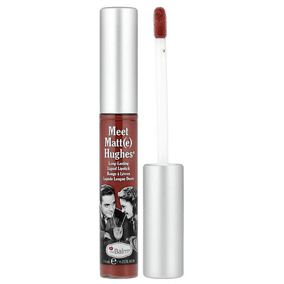 theBalm Cosmetics, Meet Matt(e) Hughes®, Long-Lasting Liquid Lipstick, Trustworthy, 0.25 fl oz (7.4 ml)
