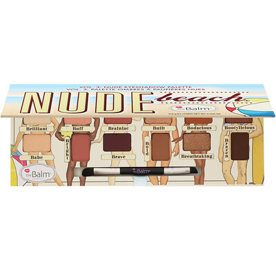 theBalm Cosmetics Nude Beach, Volume 3, Nude Eyeshadow Palette, 0.336 oz (9.6 g)