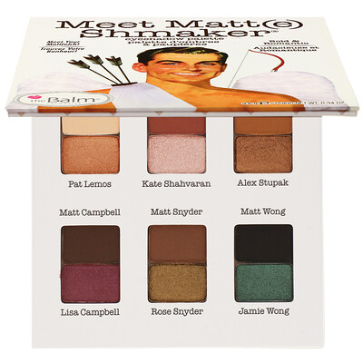 theBalm Cosmetics Meet Matte Shmaker, Eyeshadow Palette, 0.34 oz (9.6 g)